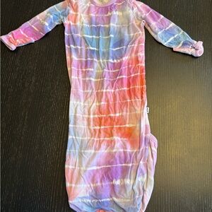 Little Sleepies Pastel Tie-Dye Sleep Gown
